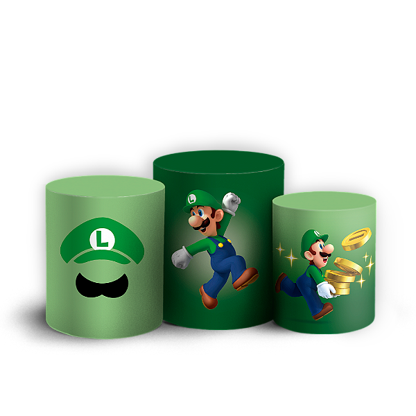 Trio Cilindro - Super Mario  - Sublimado 3D