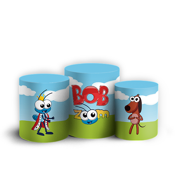 Trio Cilindro - Bob Zoom  - Sublimado 3D