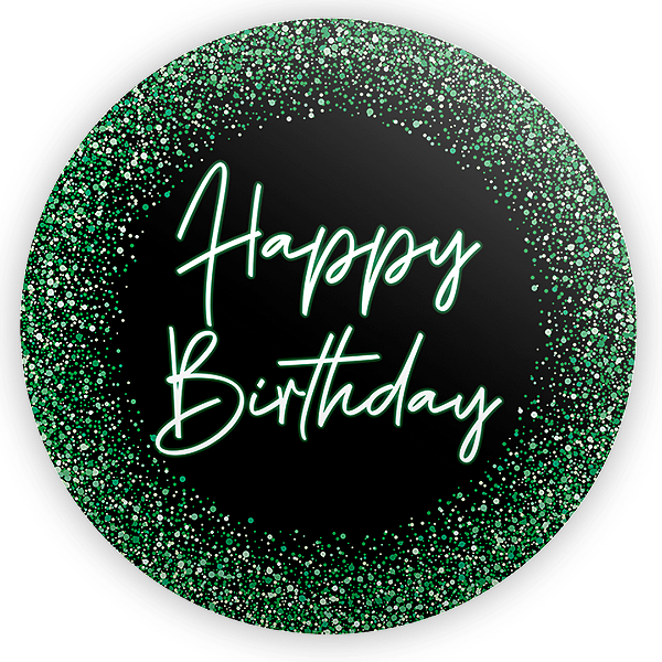 Painel de Mesa - Happy Birthday  - Sublimado 3D
