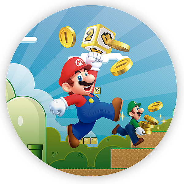 Painel de Mesa - Super Mario  - Sublimado 3D