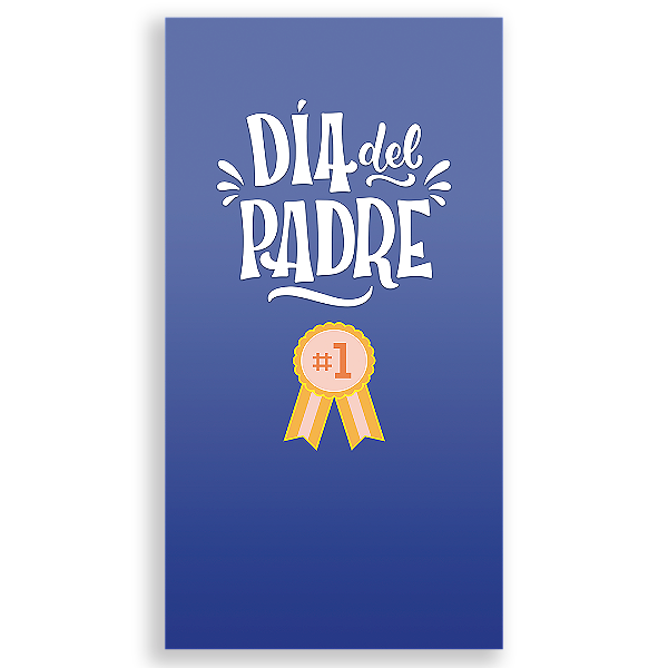 Faixa Lateral - Dia del Padre  - Sublimado 3D