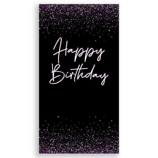 Faixa Lateral - Happy Birthday  - Sublimado 3D