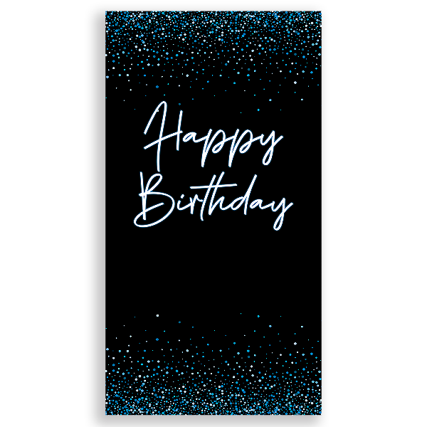 Faixa Lateral - Happy Birthday  - Sublimado 3D