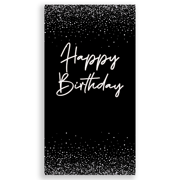 Faixa Lateral - Happy Birthday  - Sublimado 3D