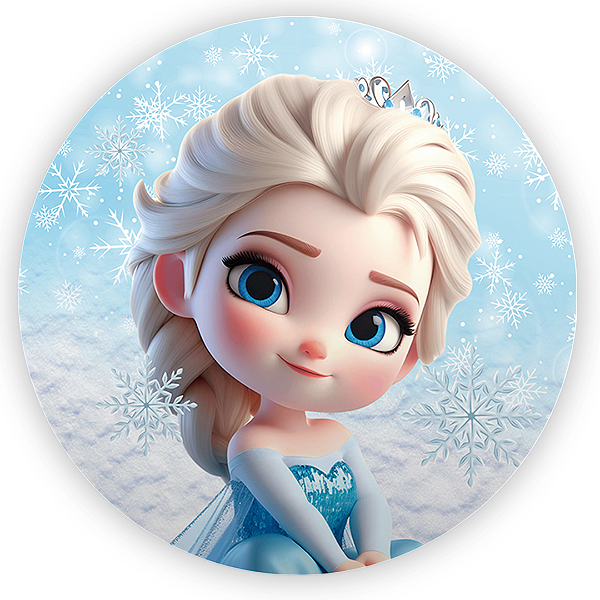 Painel de Mesa - Frozen - Sublimado 3D