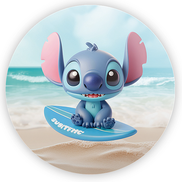 Painel de Mesa - Lilo e Stitch - Sublimado 3D