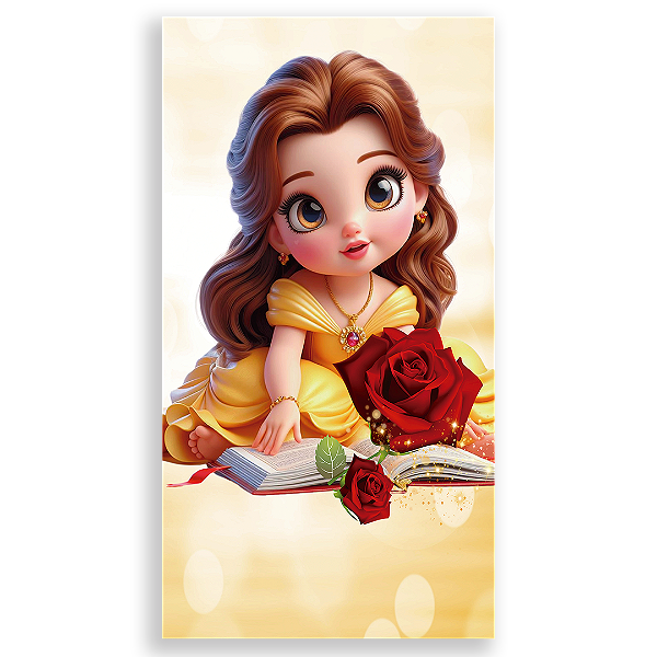 Faixa Lateral - Bela e a Fera - Sublimado 3D