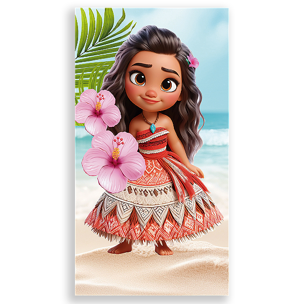 Faixa Lateral - Moana - Sublimado 3D