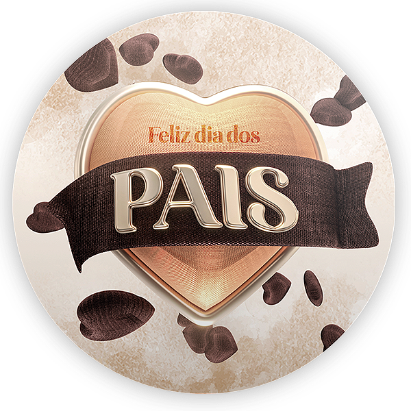 Painel de Mesa - Dia Dos Pais - Sublimado 3D
