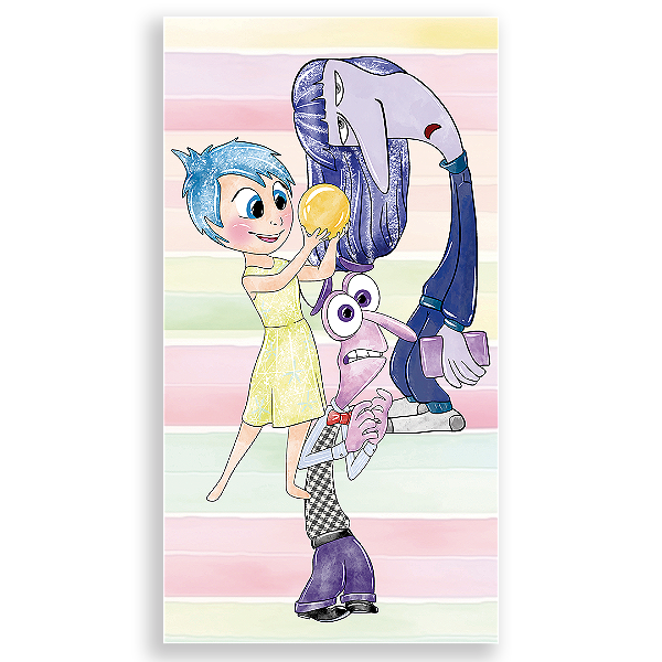 Faixa Lateral - Divertida Mente - Sublimado 3D