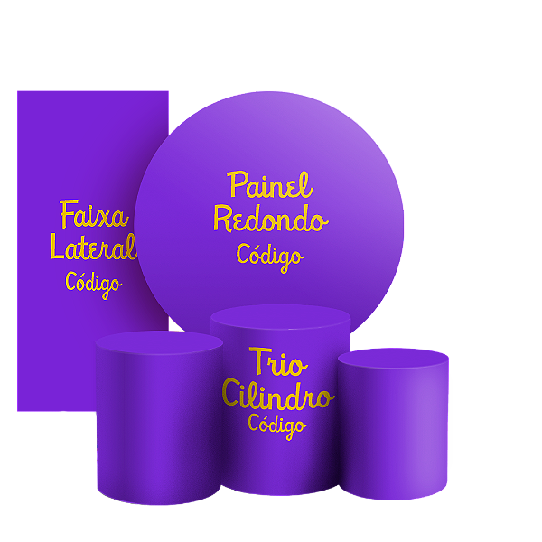 KIT Redondo Trio e Faixa - Codigo