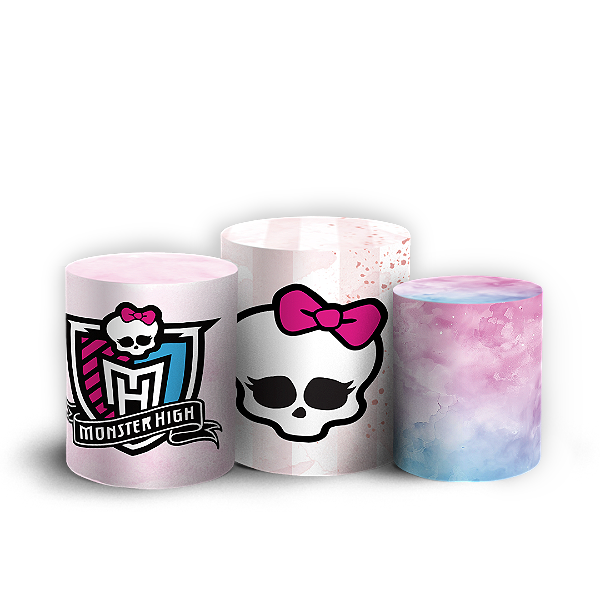 Trio Cilindro - Monster High - Sublimado 3D