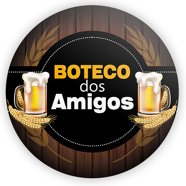 Painel de Mesa - Boteco Bar - Sublimado 3D