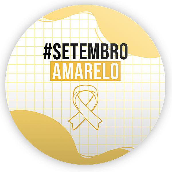 Painel de Mesa - Setembro Amarelo - Sublimado 3D