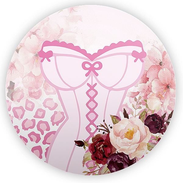 Painel de Mesa - Cha De Lingerie - Sublimado 3D