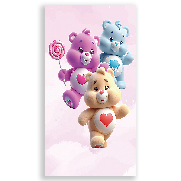 Faixa Lateral - Ursinhos - Sublimado 3D