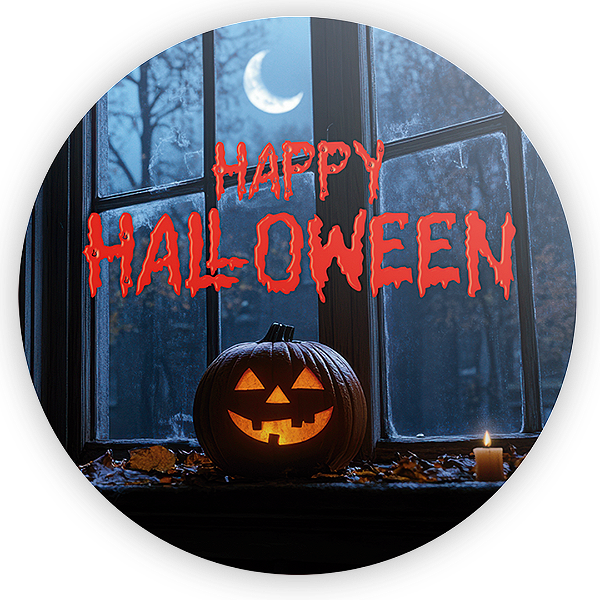 Painel de Mesa - Dia das Bruxas Halloween - Sublimado 3D