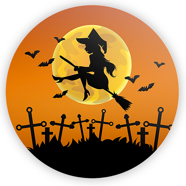 Painel de Mesa - Dia das Bruxas Halloween - Sublimado 3D