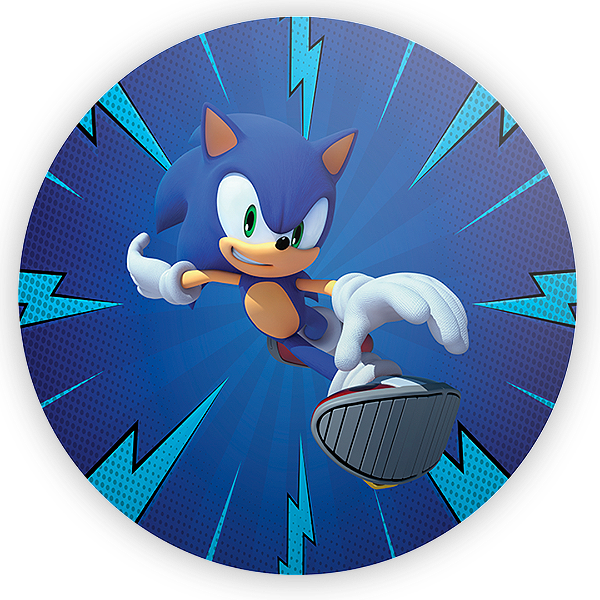 Painel de Mesa - Sonic - Sublimado 3D