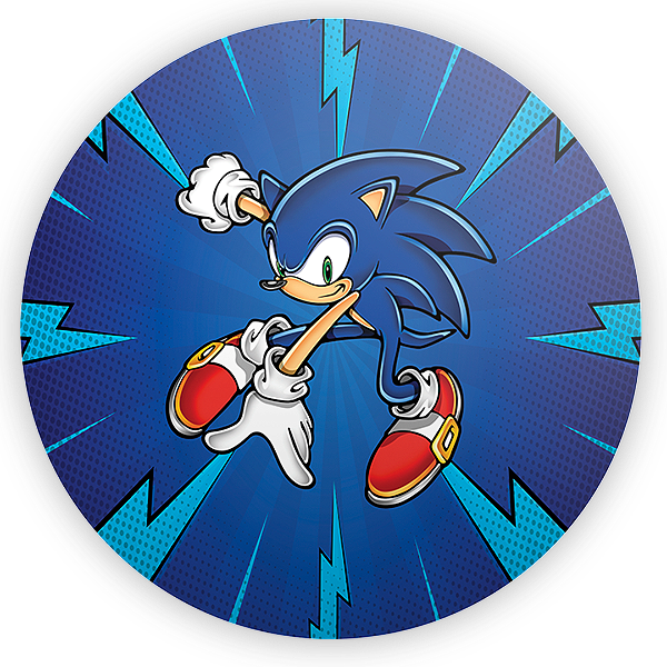 Painel de Mesa - Sonic - Sublimado 3D