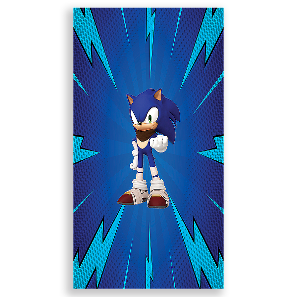 Faixa Lateral - Sonic - Sublimado 3D