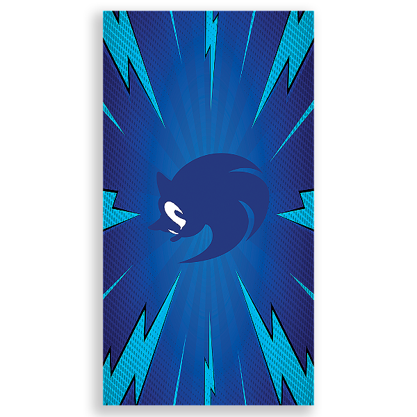 Faixa Lateral - Sonic - Sublimado 3D