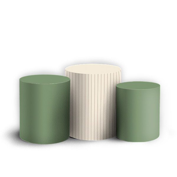 Trio Cilindro - Oh Baby - Sublimado 3D