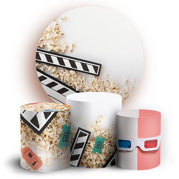 KIT Redondo e Trio - Cinema - Sublimado 3D