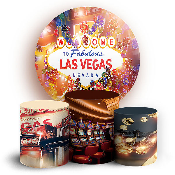 KIT Redondo e Trio - Las Vegas - Sublimado 3D