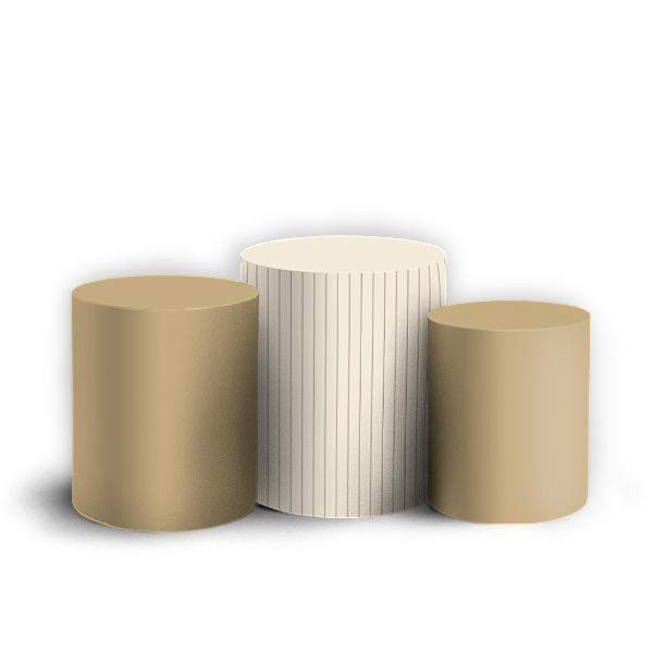 Trio Cilindro - Oh Baby - Sublimado 3D + Elástico