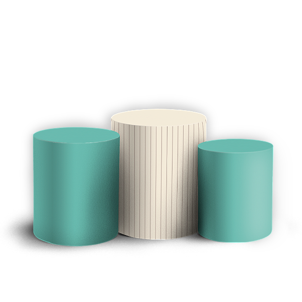 Trio Cilindro - Oh Baby - Sublimado 3D + Elástico