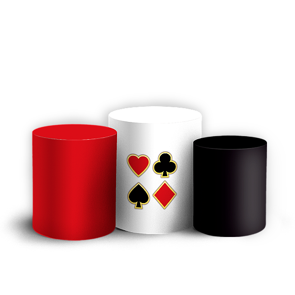 Trio Cilindro - Cassino - Sublimado 3D + Elástico