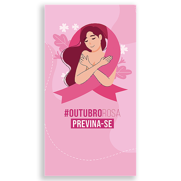 Faixa Lateral - Outubro Rosa - Sublimado 3D