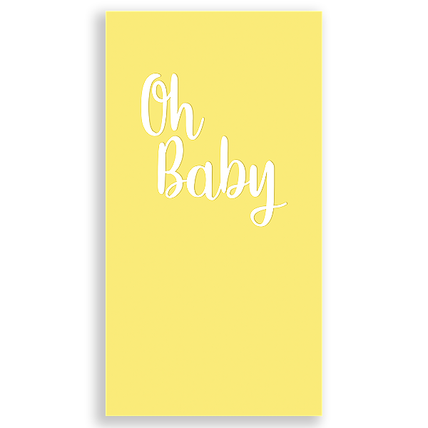 Faixa Lateral - Oh Baby - Sublimado 3D