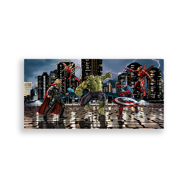 Painel Retangular - Herois - Sublimado 3D