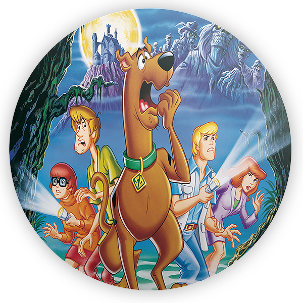 Painel Redondo - Scooby Doo - Sublimado 3D
