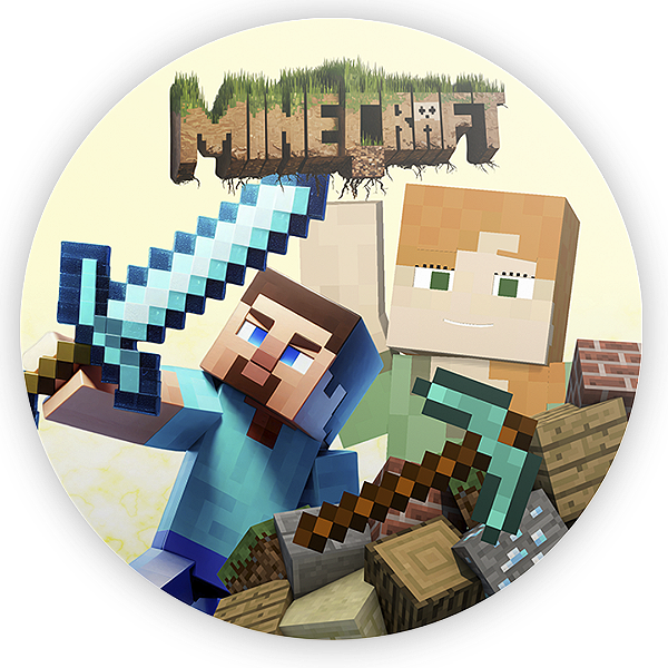 Painel de Mesa - Minecraft - Sublimado 3D