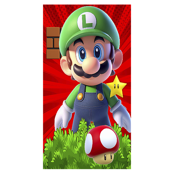 Faixa Lateral - Super Mario - Sublimado 3D