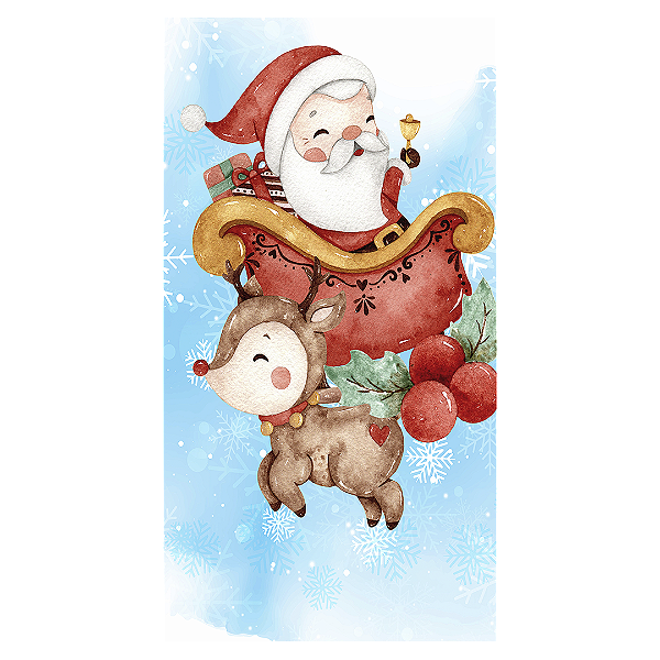 Faixa Lateral - Natal - Sublimado 3D