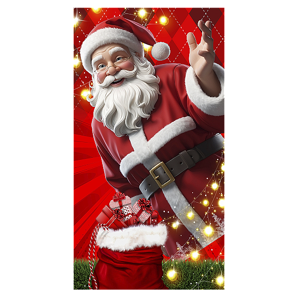 Faixa Lateral - Natal - Sublimado 3D