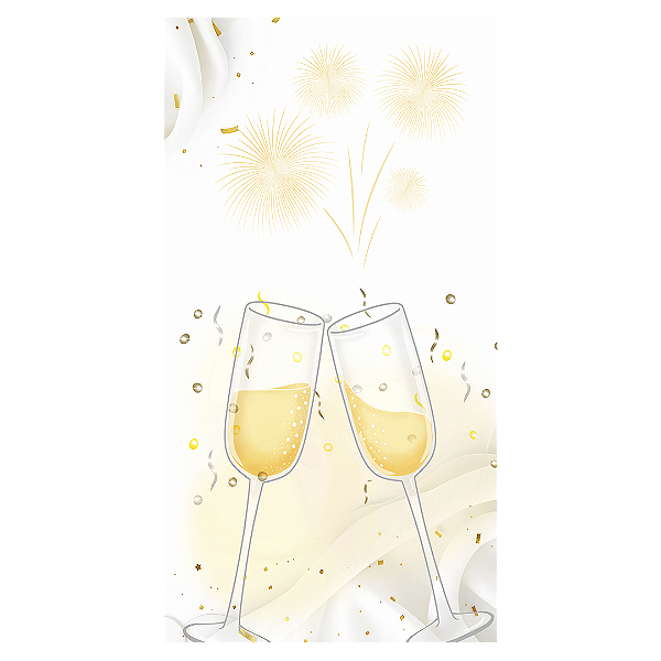 Faixa Lateral - Ano Novo - Sublimado 3D