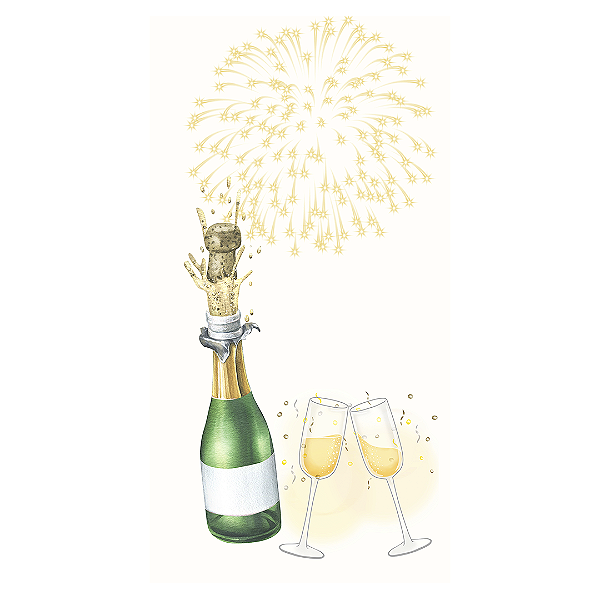 Faixa Lateral - Ano Novo - Sublimado 3D