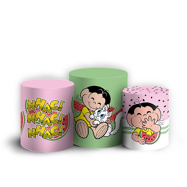 Trio Cilindro - Magali Turma da Monica - Sublimado 3D + Elástico