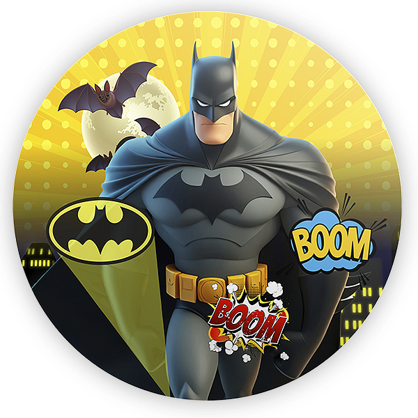Painel Redondo - Batman - Sublimado 3D
