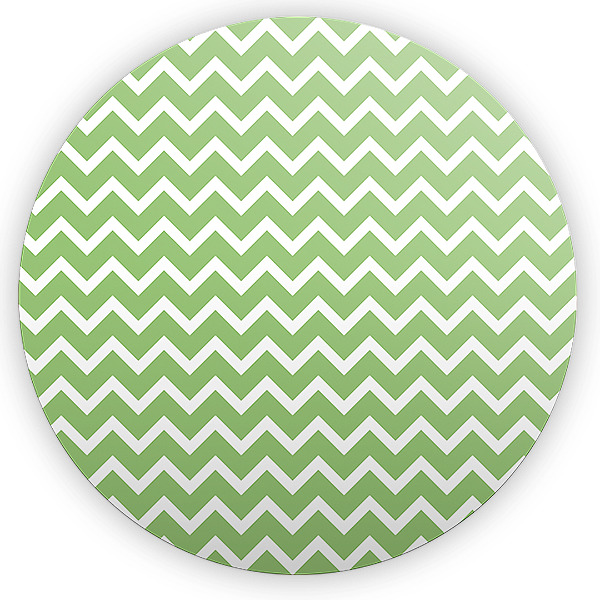 Painel Redondo - Fundo Chevron Zig Zag - Sublimado 3D