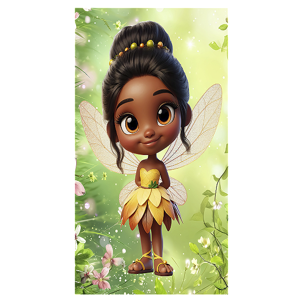Faixa Lateral - Tinker Bell Sininho - Sublimado 3D