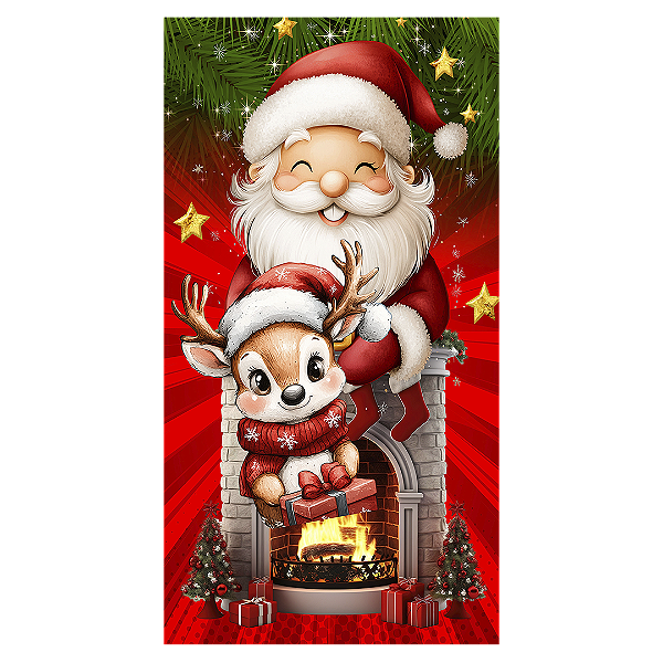 Faixa Lateral - Natal - Sublimado 3D