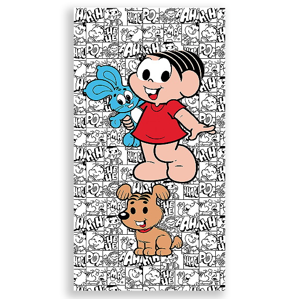 Faixa Lateral - Monica Turma da Monica - Sublimado 3D