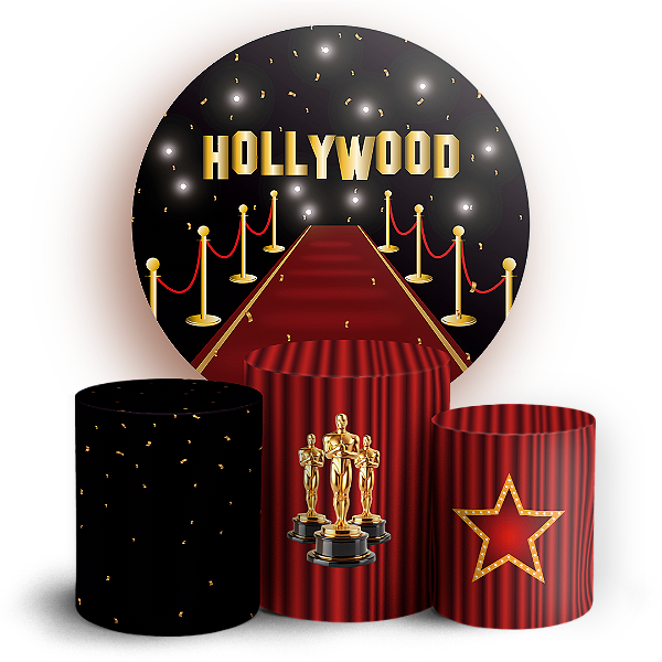 KIT Redondo e Trio - Hollywood - Sublimado 3D