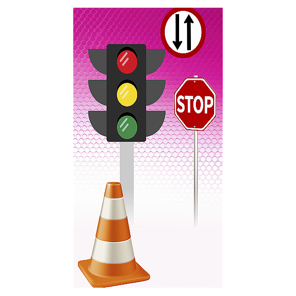 Faixa Lateral - CNH Habilitado - Sublimado 3D